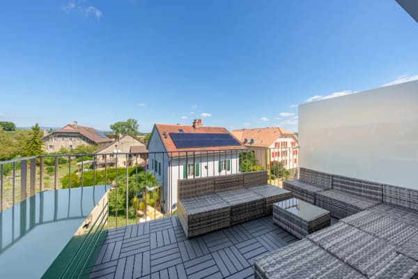 Immobilie in Aclens - Appartement de charme de 2,5 piÃ¨ces dans une ferme entiÃ¨rement rÃ©novÃ©e - Bild 5