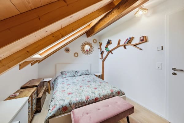 Immobilie in Aclens - Appartement de charme de 2,5 piÃ¨ces dans une ferme entiÃ¨rement rÃ©novÃ©e - Bild 8
