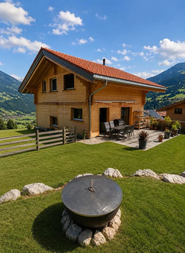 Immobilie in Diemtigen - Familienparadies mit groÃŸem Umschwung und top Aussicht da, wo andere Ferien machen... - Bild 2