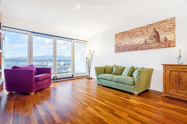 Immobilie in Bellevue - Duplex lumineux avec jardin privatif et vue sur les Alpes - Bild 0