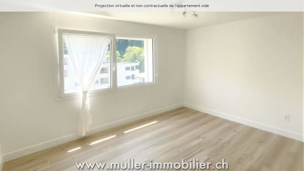 Immobilie in Remaufens - Très bel appartement traversant dans le village de Remaufens - Bild 7