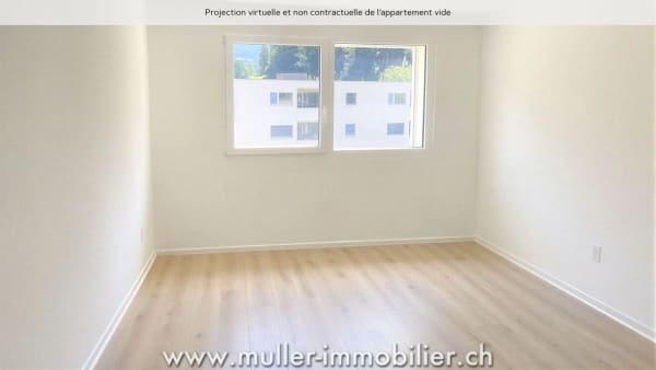 Immobilie in Remaufens - Très bel appartement traversant dans le village de Remaufens - Bild 9