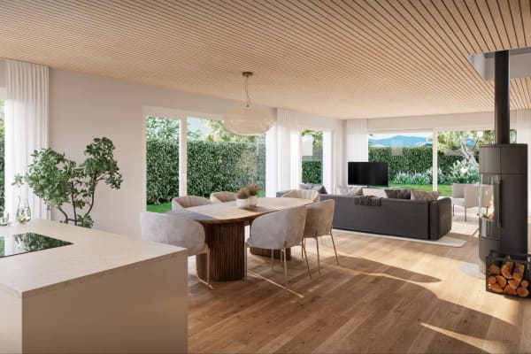 Immobilie in Kappel Am Albis - Modernes Doppeleinfamilienhaus mit Alpenblick - Bild 0