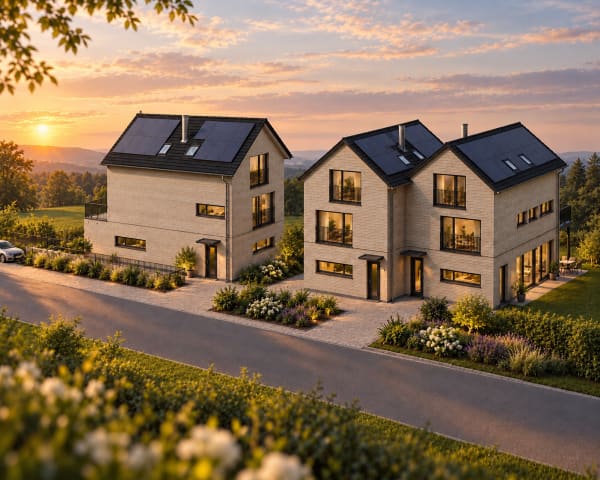 Immobilie in Kappel Am Albis - Modernes Doppeleinfamilienhaus mit Alpenblick - Bild 2