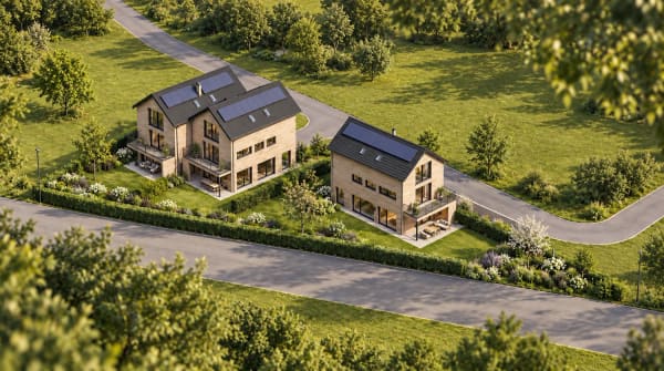 Immobilie in Kappel Am Albis - Modernes Doppeleinfamilienhaus mit Alpenblick - Bild 3