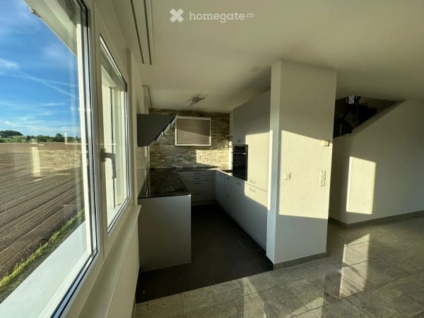 Immobilie in Hettlingen - Grosszügige Maisonettewohnung mit Weitsicht in Hettlingen - Bild 1