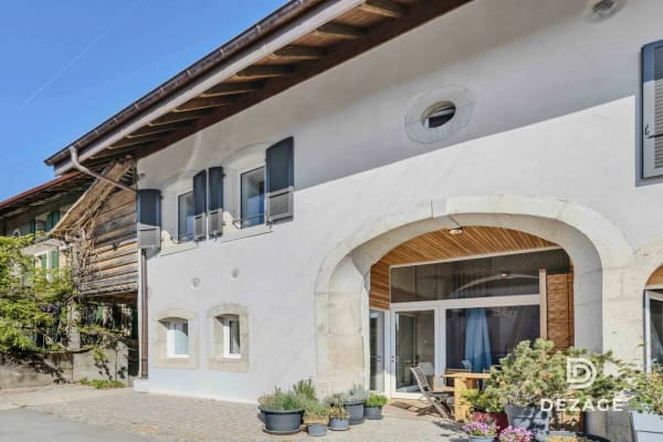 Immobilie in Gimel - Charme, authenticitÃ© et lumiÃ¨re : un rez-de-jardin d'exception au coeur de Gimel - Bild 0
