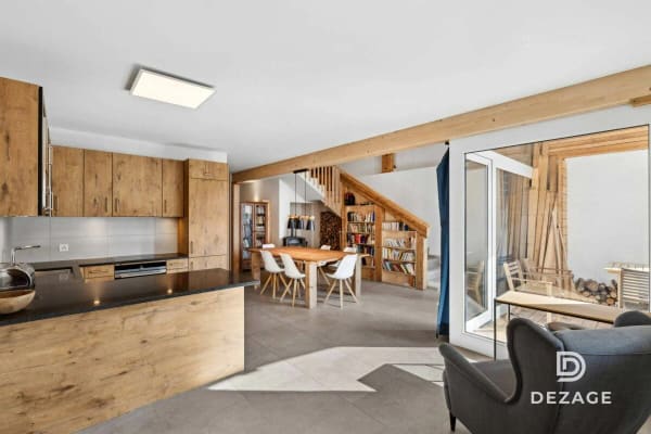 Immobilie in Gimel - Charme, authenticitÃ© et lumiÃ¨re : un rez-de-jardin d'exception au coeur de Gimel - Bild 1