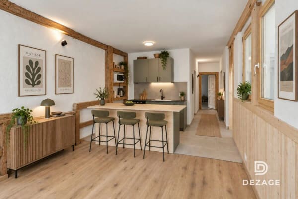 Immobilie in Gimel - CaractÃ¨re, lumiÃ¨re et flexibilitÃ© : un appartement de charme au coeur de Gimel - Bild 2