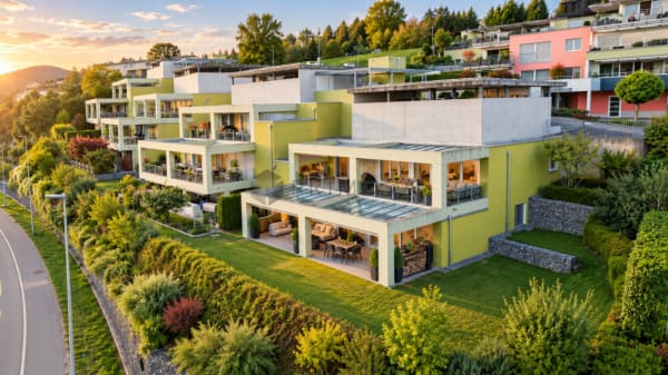 Immobilie in Laupen Zh - Sonniges Wohnen mit Weitblick und 50m² private Terrasse - Bild 0