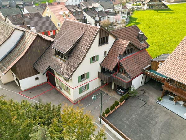 Immobilie in Langenbruck - 3½ Zi.-Maisonettewohnung im EG und 1.OG mit Balkon inkl. Garage und Aussenparkplatz - Bild 9