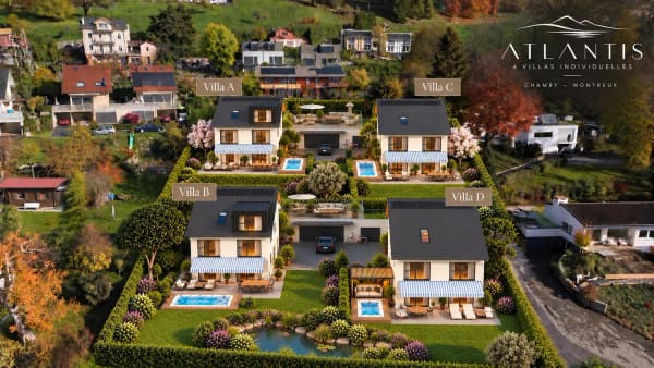 Immobilie in Chamby - ATLANTIS | 4 villas individuelles d'exception | Chamby-Montreux - Bild 1