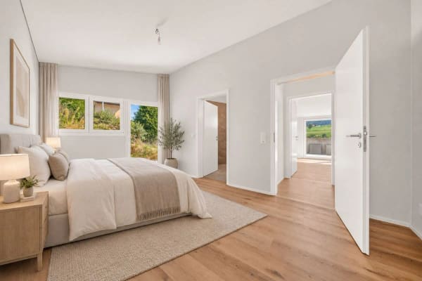 Immobilie in Senèdes - Appartement neuf de 4,5 pièces avec terrasses et vue sur les Préalpes - Bild 4