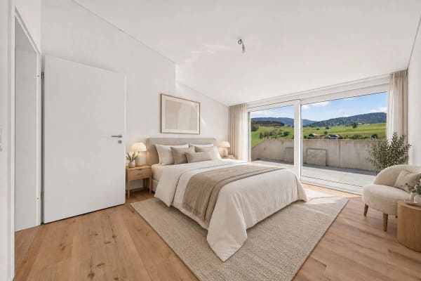 Immobilie in Senèdes - Appartement neuf de 4,5 pièces avec terrasses et vue sur les Préalpes - Bild 5
