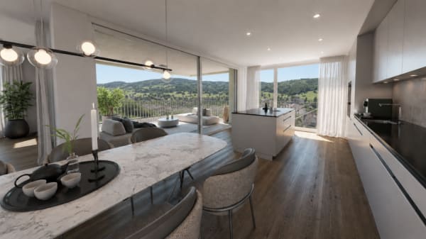 Immobilie in Andelfingen - Elsau Casa Weitblick - Penthouse - Bild 0