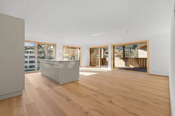 Immobilie in Schiers - Energiebewusst wohnen Garglas.ch: 3½-Zimmer-Wohnung D4 mit Anteil an Solarkraft - Bild 0