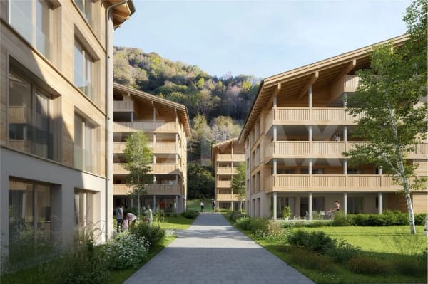 Immobilie in Schiers - Energiebewusst wohnen Garglas.ch: 3½-Zimmer-Wohnung D4 mit Anteil an Solarkraft - Bild 7