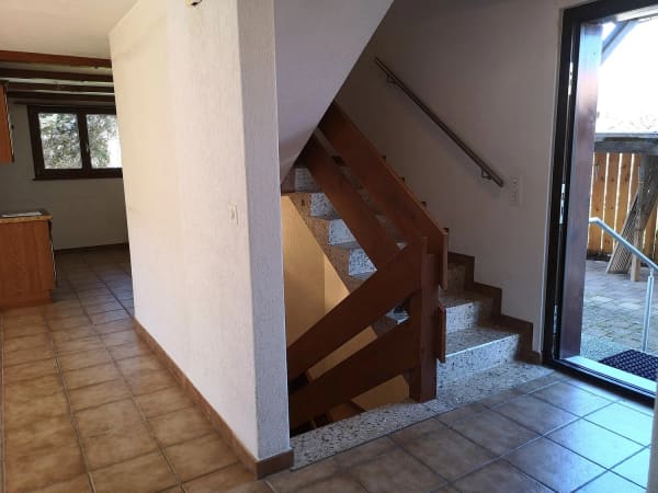 Immobilie in Mervelier - Baisse de prix : maison 5.5pces, env. 120m2, terrain 802m2, avec garage, places de parc, terrasse - Bild 12