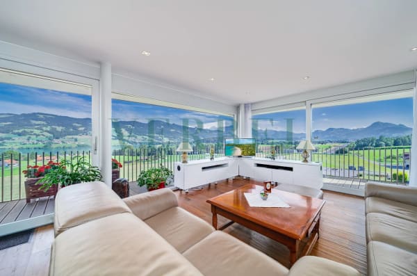 Immobilie in Gumefens - Duplex en attique avec vue exceptionnelle sur lac et montagnes - Bild 0