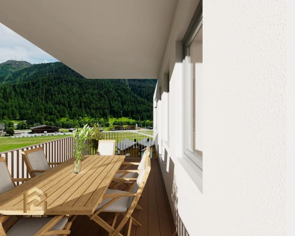 Immobilie in Ulrichen - Erstwohnsitz: Attraktive 4.5-ZWG im sonnigen Ulrichen - Bild 6