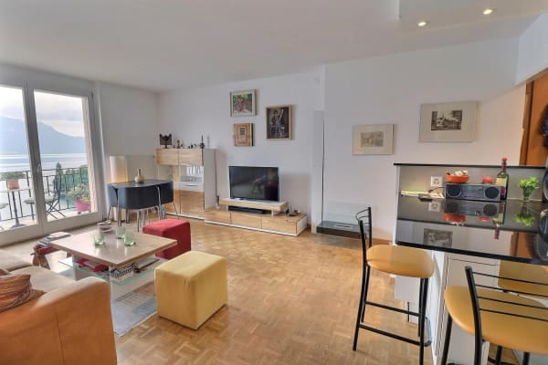 Immobilie in Vevey - Superbe appartement en viager occupé sans rente Vue Exceptionnelle sur le Lac à Territet (VD) - Bild 0