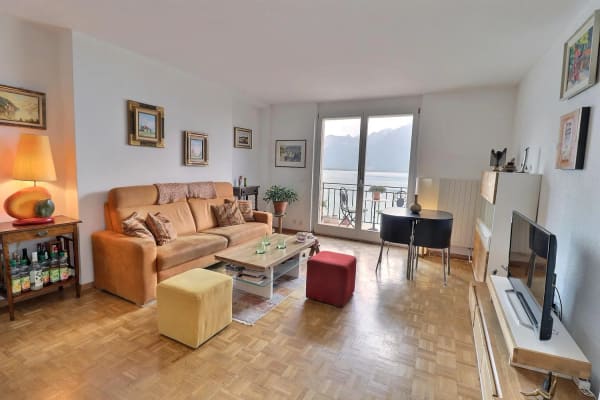 Immobilie in Vevey - Superbe appartement en viager occupé sans rente Vue Exceptionnelle sur le Lac à Territet (VD) - Bild 1