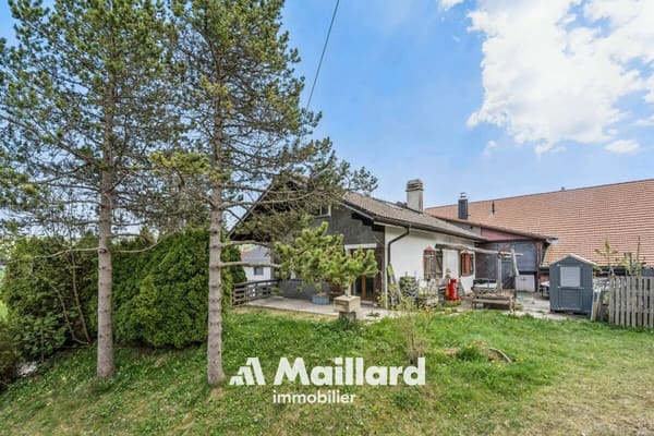 Immobilie in L'auberson - L'Auberson - Maison de 5,5 pièces avec jardin dans un cadre champêtre - Bild 0