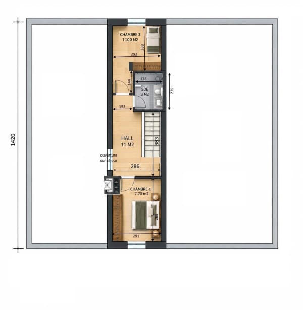 Immobilie in Choëx - Choëx, duplex de 5.5 pces dans les combles - Bild 10