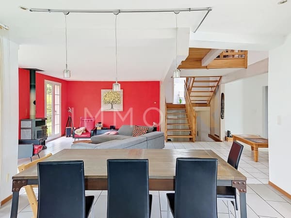 Immobilie in Echarlens - Magnifique villa de 7.5 piÃ¨ces avec piscine chauffÃ©e - Bild 6