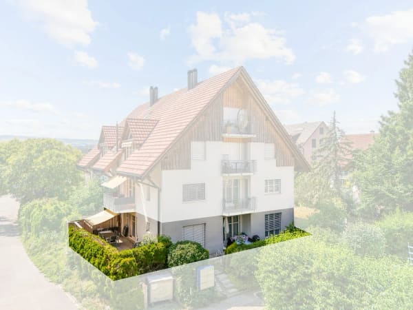 Immobilie in Jonen - 3.5-Zimmer-Gartenwohnung mit Cheminée in Jonen - Bild 1