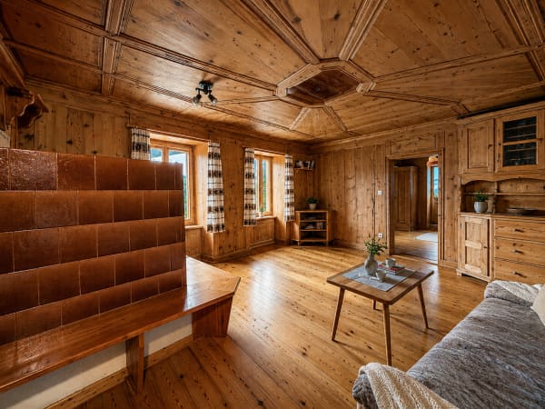 Immobilie in Tschlin - Alpine Idylle in Tschlin: GrosszÃ¼giges Engadinerhaus mit Stall - Bild 1