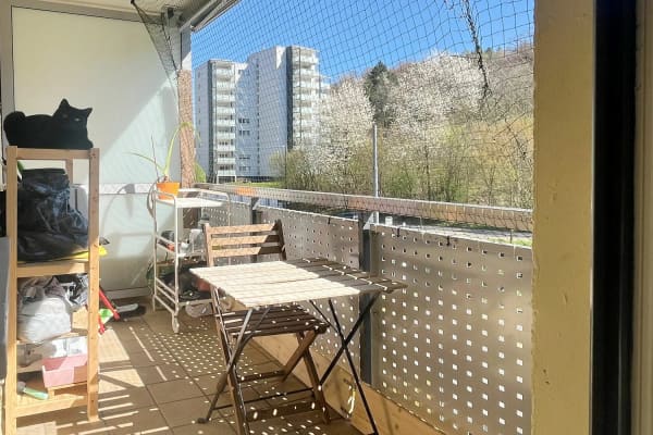 Immobilie in Baden - Wohnung mit Balkon mit Sicht ins GrÃ¼ne nahe dem DÃ¤ttwiler Weiher - Bild 8