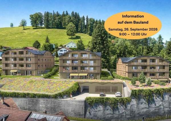 Immobilie in Waldstatt - Â«SomniumÂ» - hochwertige Eigentumswohnungen mit unverbaubarer Alpsteinsicht - Bild 0