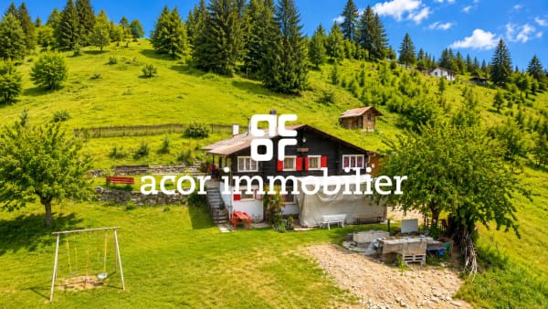 Immobilie in Grône - Appartement dans un authentique mayen - Vue magnifique et nature - Bild 0
