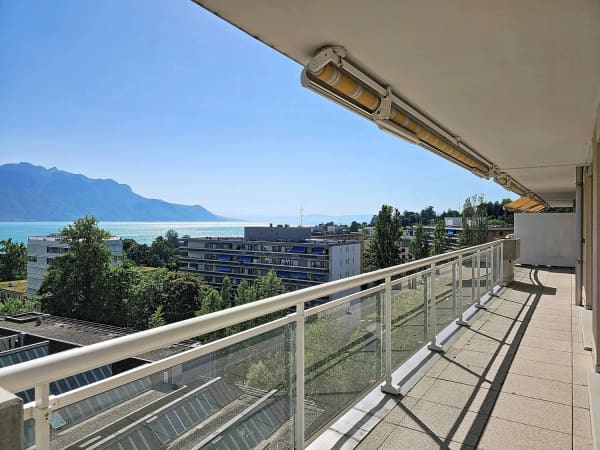Immobilie in Clarens - Superbe attique de 4 piÃ¨ces avec grande terrasse et vue panoramique - Bild 12
