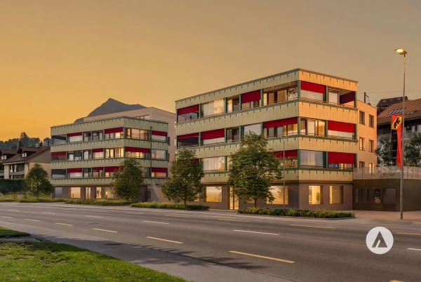 Immobilie in Gwatt - Neubauprojekt Gwattmoos: 4Â½-Zimmerwohnung im 2. OG, Haus C - Bild 3
