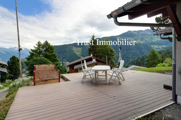 Immobilie in La Tzoumaz - Chalet de 5.5 piÃ¨ces un vÃ©ritable refuge alpin au coeur de La Tzoumaz - Bild 10