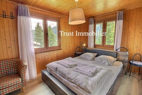 Immobilie in La Tzoumaz - Chalet de 5.5 piÃ¨ces un vÃ©ritable refuge alpin au coeur de La Tzoumaz - Bild 3