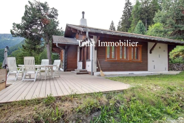 Immobilie in La Tzoumaz - Chalet de 5.5 piÃ¨ces un vÃ©ritable refuge alpin au coeur de La Tzoumaz - Bild 8