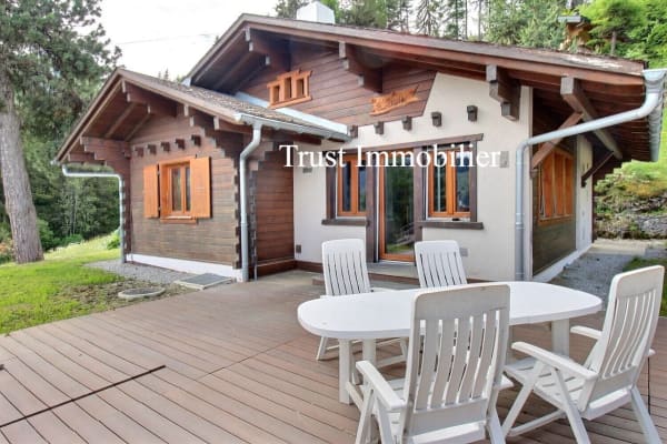 Immobilie in La Tzoumaz - Chalet de 5.5 piÃ¨ces un vÃ©ritable refuge alpin au coeur de La Tzoumaz - Bild 9