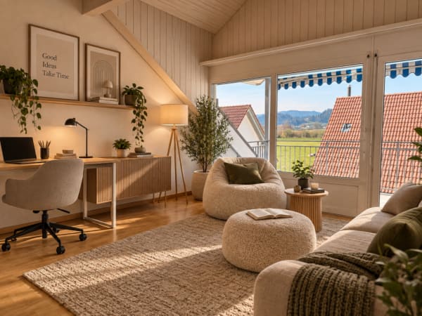 Immobilie in Wikon - 155 mÂ² HNF auf zwei Ebenen - viel Raum fÃ¼r Wohnen, Arbeiten und Leben - Bild 6