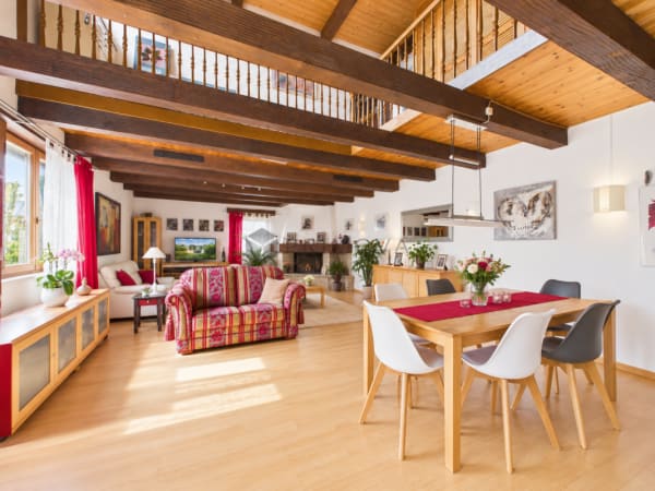 Immobilie in Zeiningen - Besonderes WohngefÃ¼hl! Maisonette mit Galerie und CheminÃ©e - Bild 7