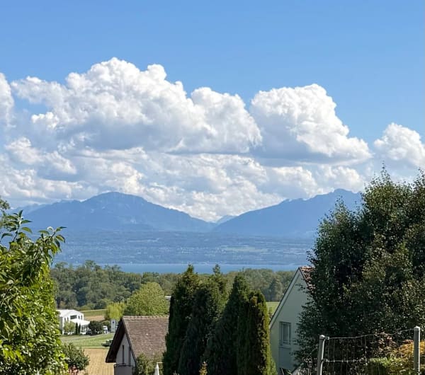 Immobilie in Lussy-sur-morges - Maison mitoyenne familiale au calme avec petite vue lac - Bild 1
