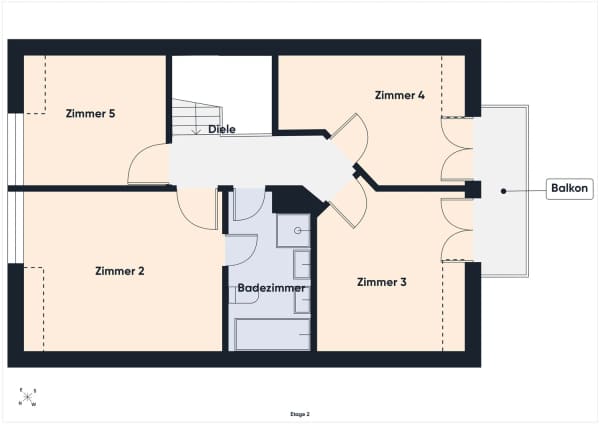 Immobilie in Stalden - Traumhaftes 6.5Zimmer-Reihenhaus mit Terrasse & Balkon - Bild 12