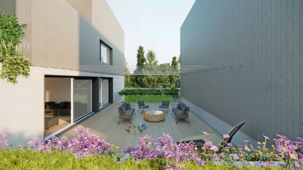Immobilie in St-aubin Fr - St-Aubin, Ã  vendre, villa mitoyenne de 128 m2, terrain de 213 m2 - Bild 4