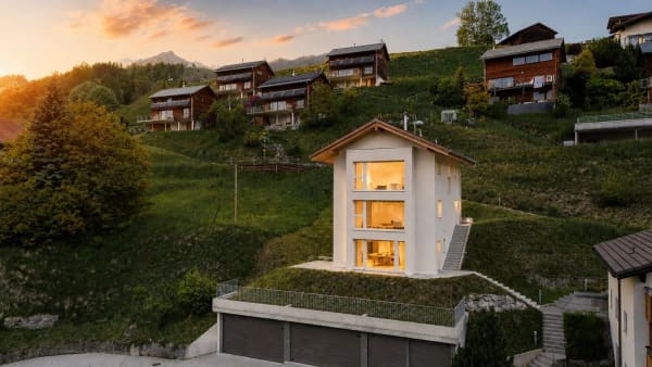 Immobilie in Cumbel - Neubau 6-Zimmer-Einfamilienhaus mit Fernsicht in Cumbel kaufen - Bild 0