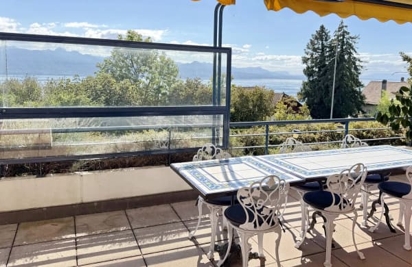 Immobilie in La Croix - Appartement de 3.5 piÃ¨ces avec vue panoramique Ã  La Croix (Lutry) , terrasse, jardin - Bild 6