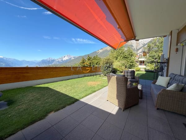 Immobilie in Arbaz - Arbaz - Un rez-de-jardin généreux face aux Alpes valaisannes - Bild 0