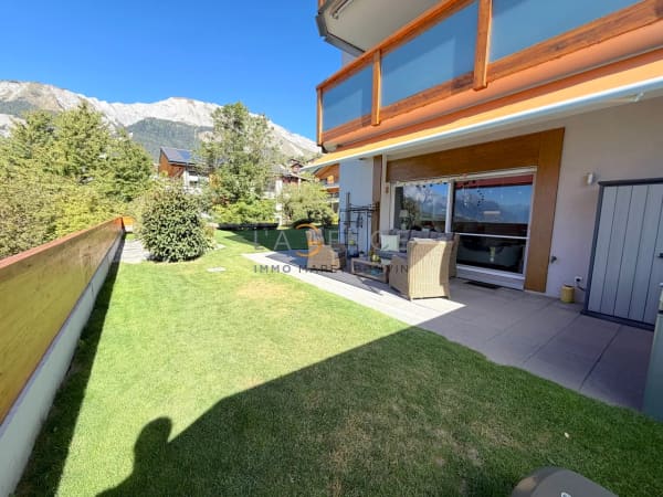 Immobilie in Arbaz - Arbaz - Un rez-de-jardin généreux face aux Alpes valaisannes - Bild 5