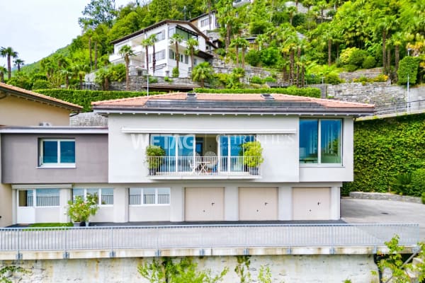 Immobilie in Ronco Sopra Ascona - Ronco sopra Ascona: Moderne Zweifamilienvilla mit zwei Wohnungen & herrlichem Seeblick zu verkaufen - Bild 12